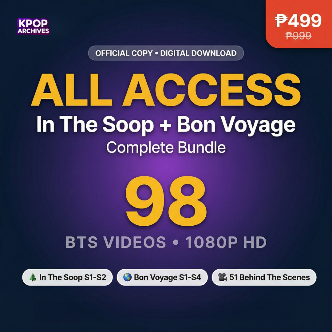 BTS All Access Bundle — 98 Videos ₱499